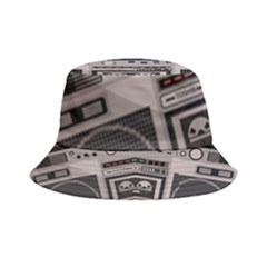 Cassette Recorder 80s Music Stereo Inside Out Bucket Hat by Pakemis