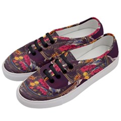 Astronaut Universe Planting Flowers Cosmos Jpg Women s Classic Low Top Sneakers by Pakemis