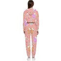 Cute Kawaii Kittens Seamless Pattern Cropped Zip Up Lounge Set View2