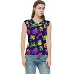 Space Patterns Women s Raglan Cap Sleeve Tee by Pakemis