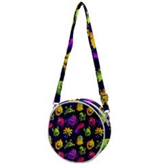 Space Patterns Crossbody Circle Bag by Pakemis