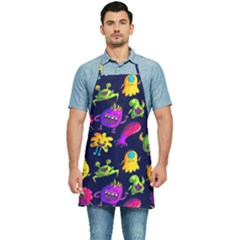 Space Patterns Kitchen Apron by Pakemis