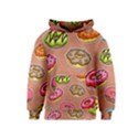 Doughnut Doodle Colorful Seamless Pattern Kids  Pullover Hoodie View1