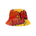 Explosion Boom Pop Art Style Inside Out Bucket Hat (Kids) View1