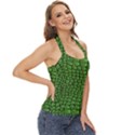 Seamless Pattern Crocodile Leather Basic Halter Top View3