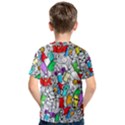 Graffit Characters Seamless Pattern Art Kids  Cotton Tee View2