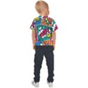 Comic Colorful Seamless Pattern Kids  Sports Tee View2