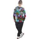 Graffiti Characters Seamless Patterns Men s Long Sleeve Raglan Tee View2