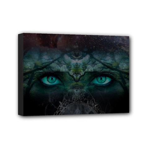 Vampire s Mini Canvas 7  X 5  (stretched) by Sparkle