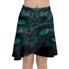 Vampire s Chiffon Wrap Front Skirt by Sparkle