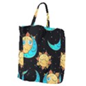 Seamless Pattern With Sun Moon Children Giant Grocery Tote View2