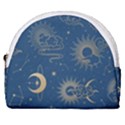 Seamless-galaxy-pattern Horseshoe Style Canvas Pouch View1