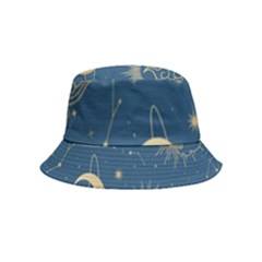 Seamless-galaxy-pattern Inside Out Bucket Hat (kids) by Pakemis