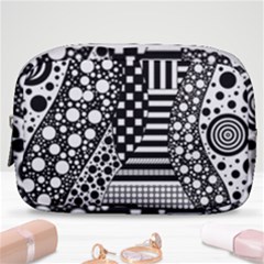 Black And White Make Up Pouch (small) by gasi