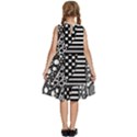 Black and white Kids  Frill Swing Dress View4