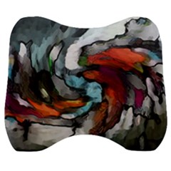 Abstract Art Velour Head Support Cushion by gasi