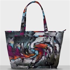 Abstract Art Back Pocket Shoulder Bag  by gasi