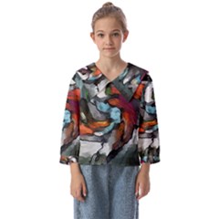 Abstract Art Kids  Sailor Shirt by gasi