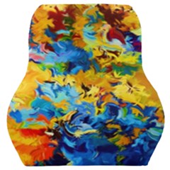 Abstract Art Car Seat Back Cushion  by gasi