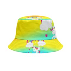 Unicorn Einhorn Licorne Inside Out Bucket Hat by gasi