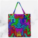 Colorful Design Grocery Tote Bag View1