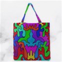 Colorful Design Grocery Tote Bag View2