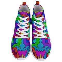 Beautiful Colorful Design Men s Lightweight High Top Sneakers by gasi