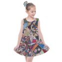 Background Embroidery Pattern Stitches Abstract Kids  Summer Dress View1