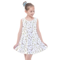 Background Ornamental Pattern Graphic Seamless Kids  Summer Dress by Uceng