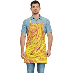 Red Yellow Abstract Wallpapers Abstracts Liquids Kitchen Apron by Uceng