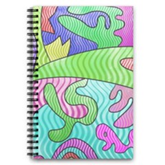 Colorful Stylish Design 5 5  X 8 5  Notebook by gasi