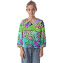 Colorful stylish design Kids  Sailor Shirt View1