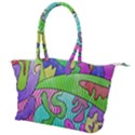 Colorful stylish design Canvas Shoulder Bag View1