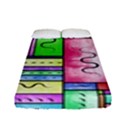 Colorful pattern Fitted Sheet (Full/ Double Size) View1