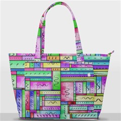 Colorful Pattern Back Pocket Shoulder Bag  by gasi