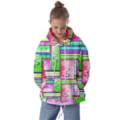 Colorful Pattern Kids  Oversized Hoodie by gasi