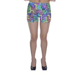 Colorful Stylish Design Skinny Shorts by gasi