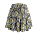 Gong Instrument Motif Pattern Mini Flare Skirt View2