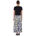 Gong Instrument Motif Pattern Flared Maxi Skirt View2