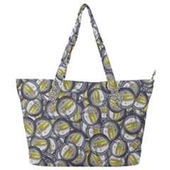 Gong Instrument Motif Pattern Full Print Shoulder Bag by dflcprintsclothing