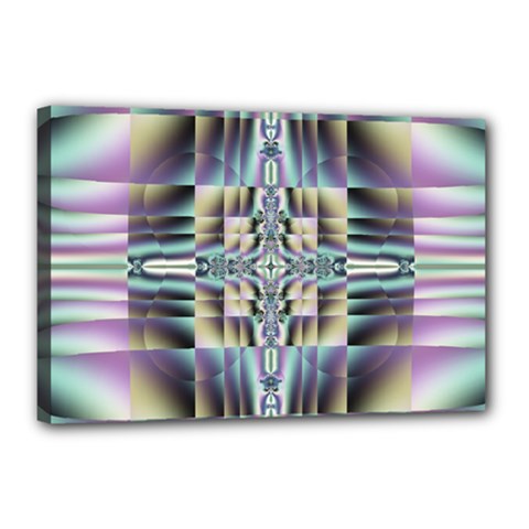 Modern Art Abstract Pattern Canvas 18  X 12  (stretched) by Ravend