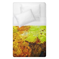 Lake Dallol In Danakil Depression Ethiopia Duvet Cover (single Size) by danenraven