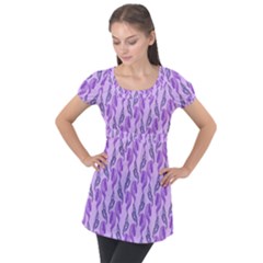 Unicorn Butterfly Puff Sleeve Tunic Top by Sparkle