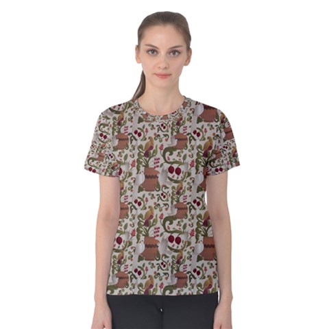 Pattern  Women s Cotton Tee by Gohar