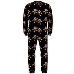 Dancing Clowns Black Onepiece Jumpsuit (men) by TetiBright