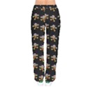 Dancing Clowns Black Women Velvet Drawstring Pants View2