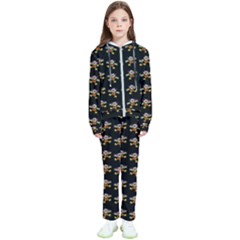 Dancing Clowns Black Kids  Tracksuit by TetiBright