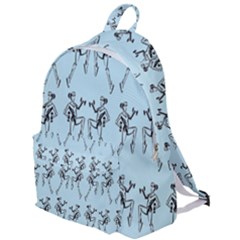 Jogging Lady On Blue The Plain Backpack by TetiBright