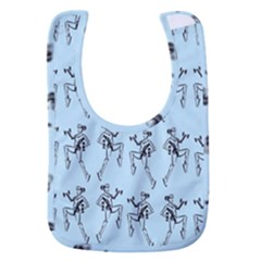 Jogging Lady On Blue Baby Bib by TetiBright