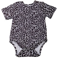 Black Cheetah Skin Baby Short Sleeve Bodysuit by Sparkle